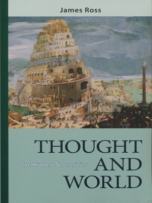 cover image of Thought and World